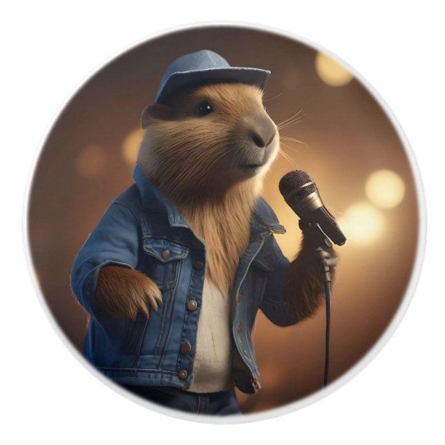 Capybara County Western Singer Knopp (Framsidan)