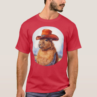 Capybara Cowboy 4 T Shirt