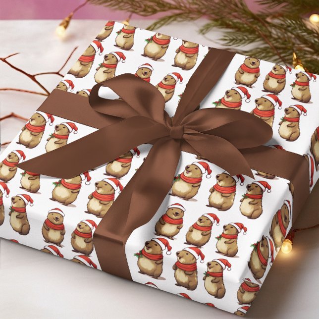 Capybara Cute Mönster Presentpapper (Skapare uppladdad)