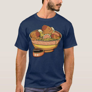 Capybara Cute Ramen av Tobe Fonseca T Shirt