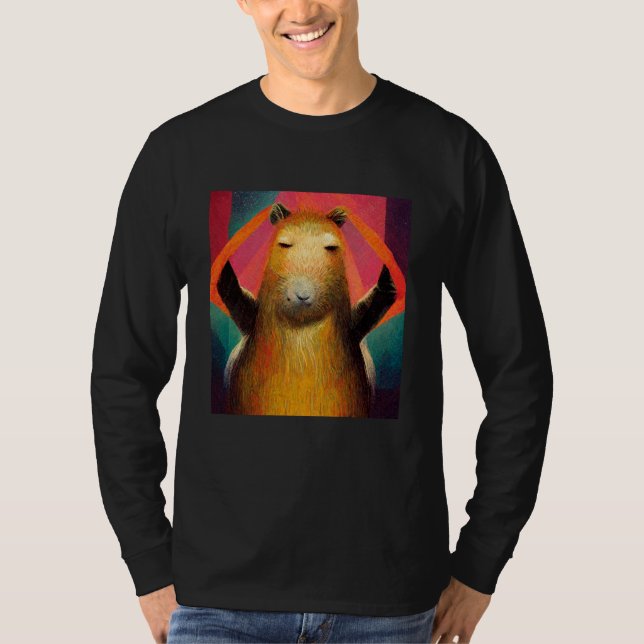 Capybara Dancing Capibara Dance Dancer T Shirt (Framsida)