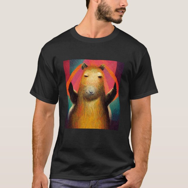 Capybara Dancing Capibara Dance Dancer T Shirt (Framsida)
