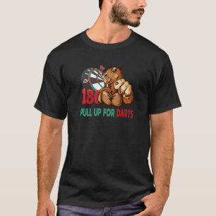Capybara Dart Player T Shirt