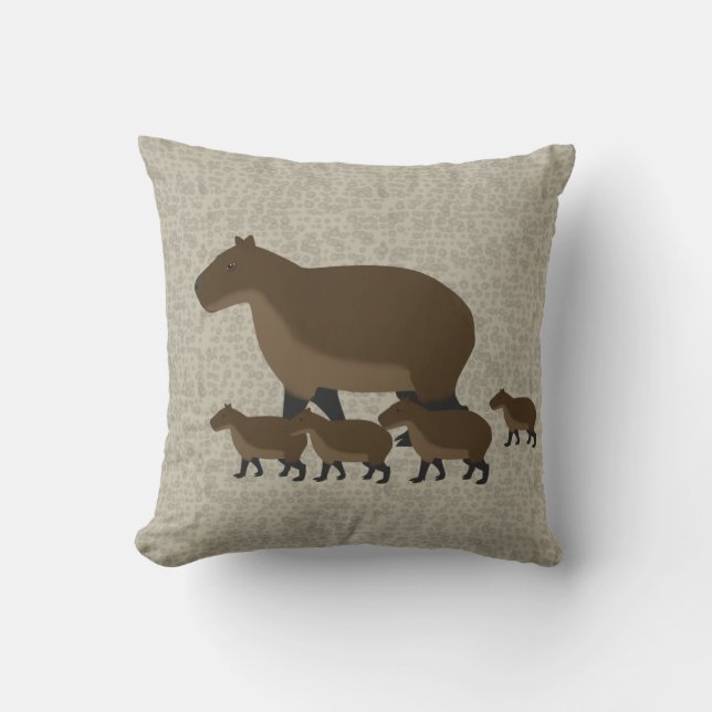 Capybara Dekorativ kudde (Framsida)
