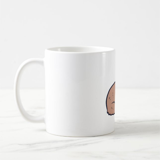Capybara Delight � Cute Animal Art Kaffemugg (Vänster)
