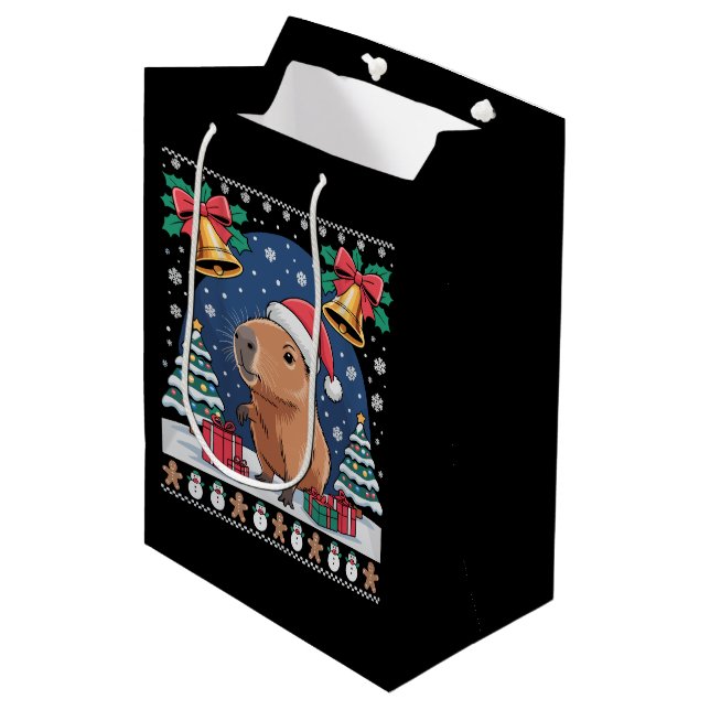 Capybara Djurälskare Julpresent Fula Capybara  (Framsidan Vinklad)