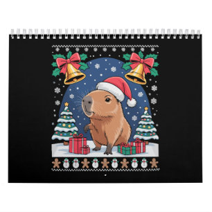 Capybara Djurälskare Xmas Present Fult Capybara Kalender