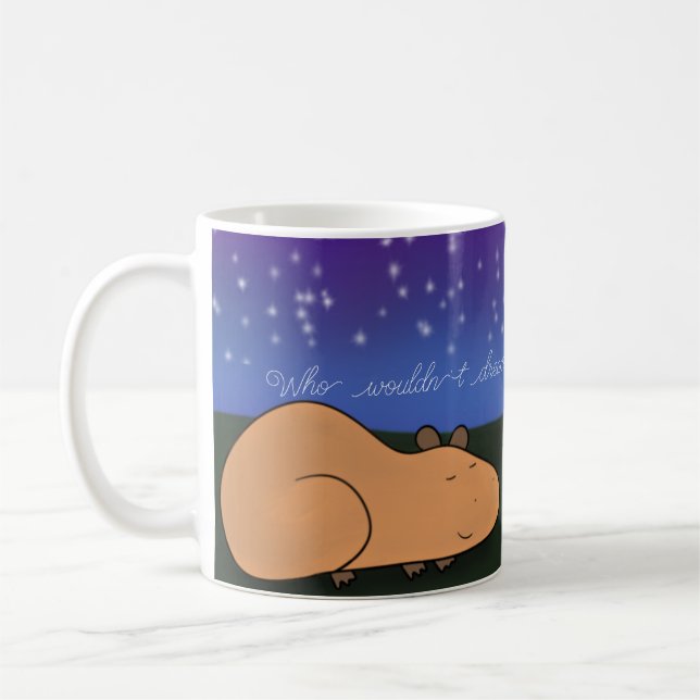 Capybara Dream Mugg (Philosybaras) (Vänster)