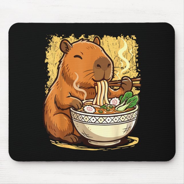 Capybara Eating Ramen Noodles  Musmatta (Framsidan)