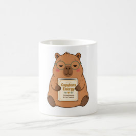 Capybara Energi Ogenomtänkt Glas Mugg