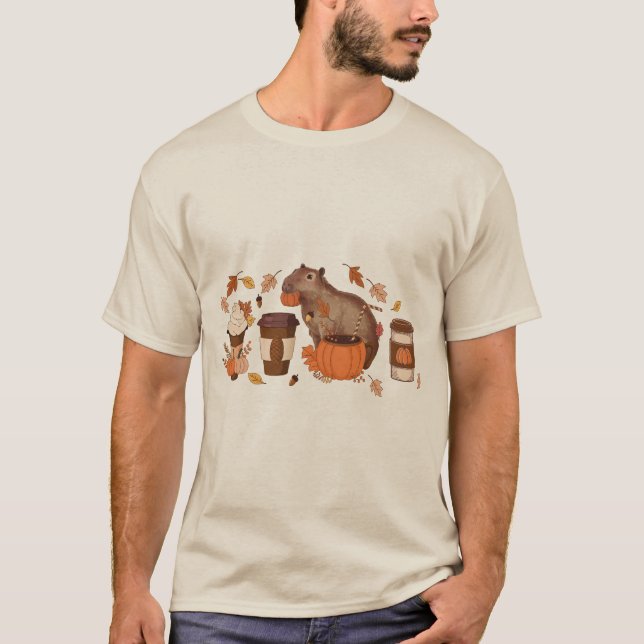 Capybara Fall Shirt T (Framsida)
