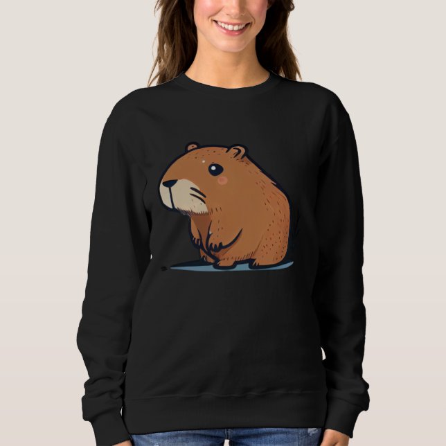 Capybara Fan Club  and Cute Capybara Kids T Shirt (Framsida)