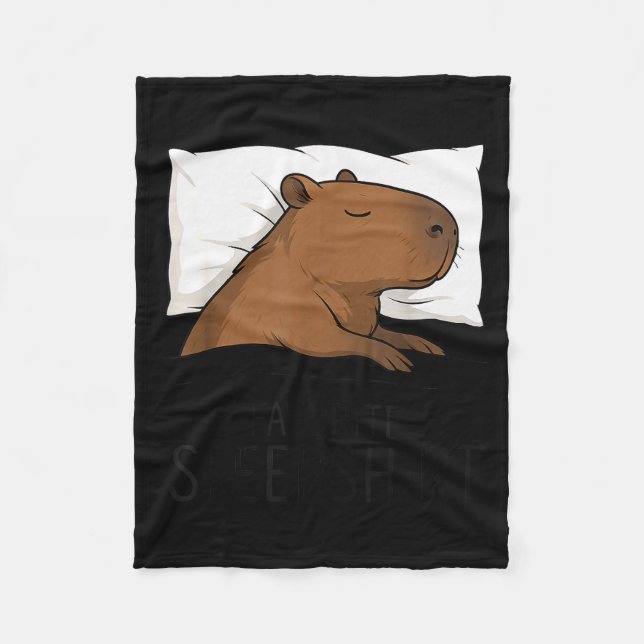 Capybara Favorite Sleepshirt Sleeng Pajamas Boys G Fleecefilt (Framsidan)