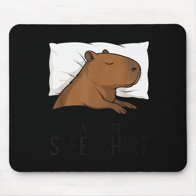 Capybara Favorite Sleepshirt Sleeng Pajamas Boys G Musmatta (Framsidan)
