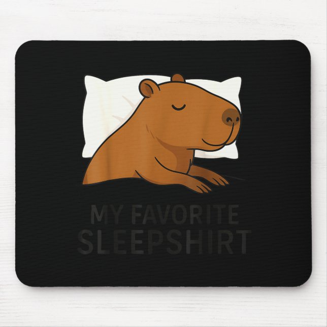 Capybara Favorite Sleepshirt Sleeng Pajamas Boys G Musmatta (Framsidan)