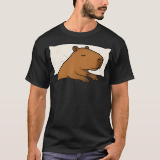 Capybara Favoritsömn Sömnande Pojkar Flickor T Shirt