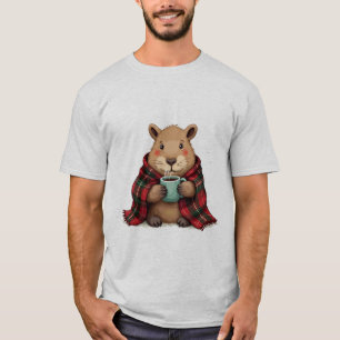 Capybara Filtaffe Julkaffe - Djurutvecklares älska T Shirt