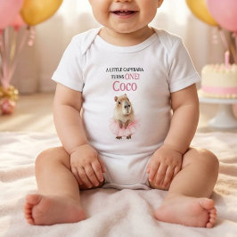 Capybara First Birthday • Birthday Outfit T Shirt