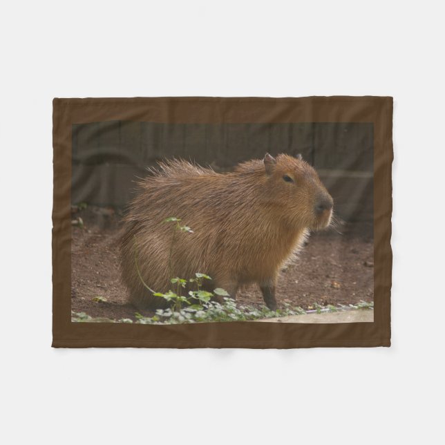 Capybara Fleecefilt (Framsidan (Horisontell))