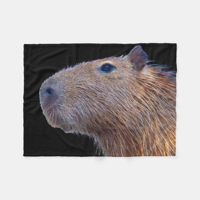 Capybara Fleecefilt (Framsidan (Horisontell))