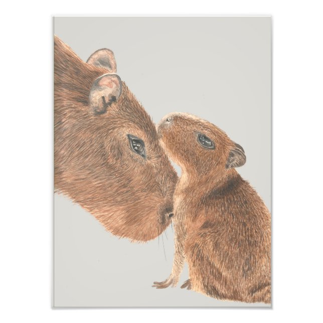 Capybara Fototryck (Framsidan)