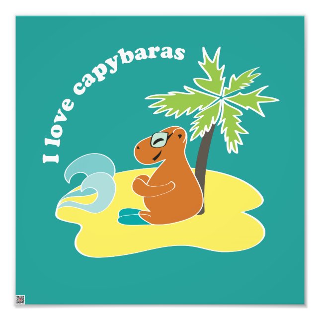 Capybara Fototryck (Framsidan)
