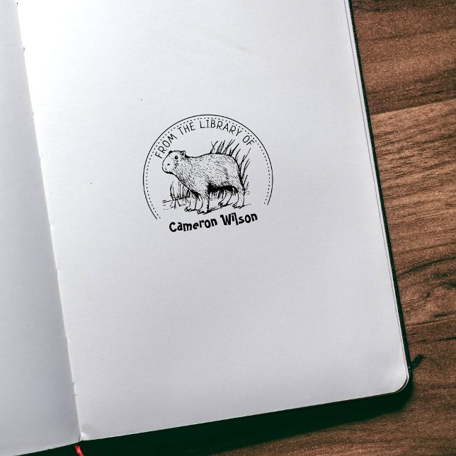 Capybara från Bibliotek, Bok Stämpel (Skapare uppladdad)
