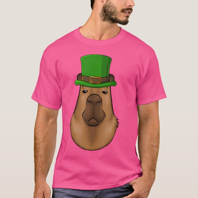 Capybara Funny Capybara Rodent Grass-Eater Capybar T Shirt (Framsida)