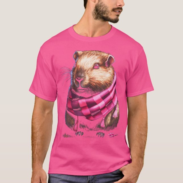 Capybara Funny Capybara Rodent Grass-Eater Capybar T Shirt (Framsida)