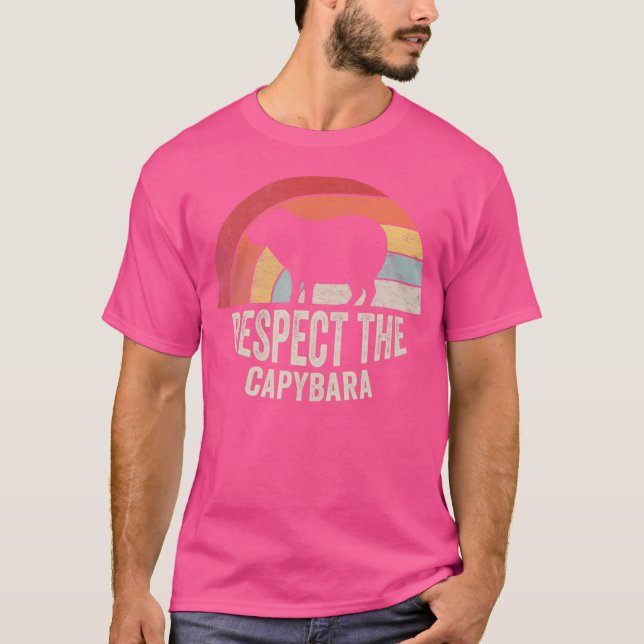 Capybara Funny Capybara T Shirt (Framsida)