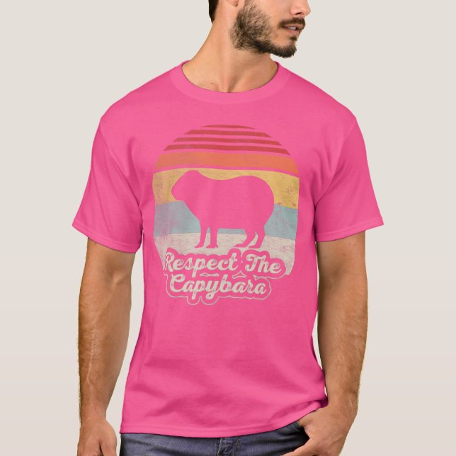 Capybara Funny Capybara T Shirt (Framsida)