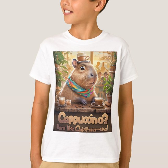 Capybara Funny Meme for Animal Fläkt T Shirt (Framsida)