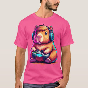 Capybara Funny Video Games Capybara T Shirt