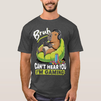 Capybara Gamer Gaming gift T Shirt