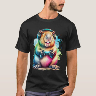 Capybara Gamer T Shirt
