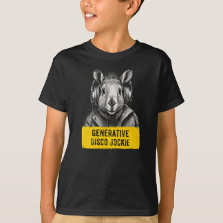 Capybara Generative Disco Jockie coola roligt T-sh T Shirt