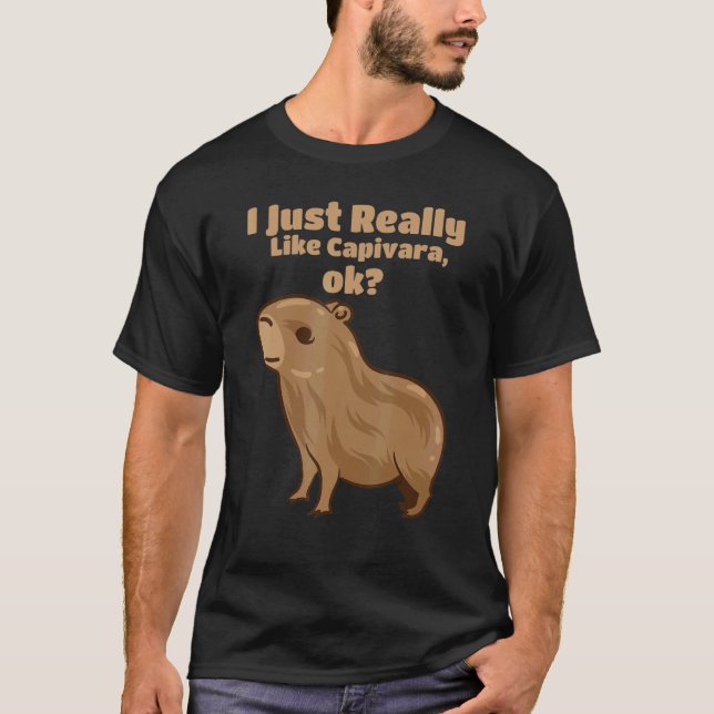 Capybara Giant Rodent for Capivara 6 T Shirt (Framsida)