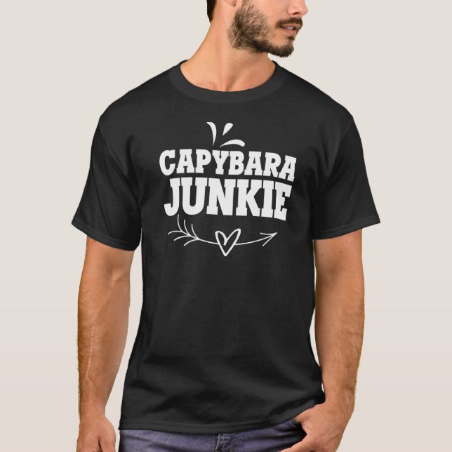 Capybara Giant Rodent for Capybara junkie T Shirt (Framsida)