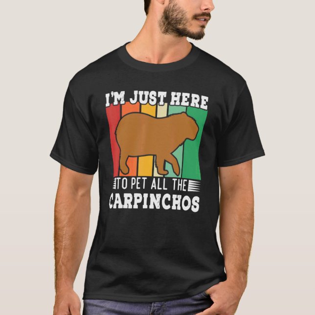 Capybara Giant Rodent for carpinchos 1 T Shirt (Framsida)