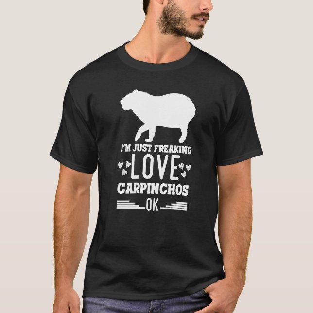 Capybara Giant Rodent for carpinchos 22 T Shirt (Framsida)