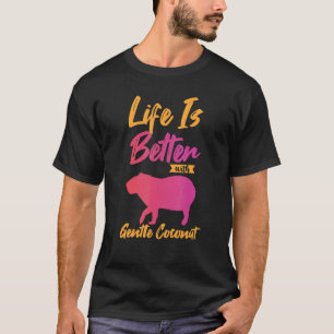 Capybara Giant Rodent for gentle coconut 1 T Shirt