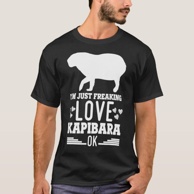 Capybara Giant Rodent för kapibara 1 T Shirt (Framsida)