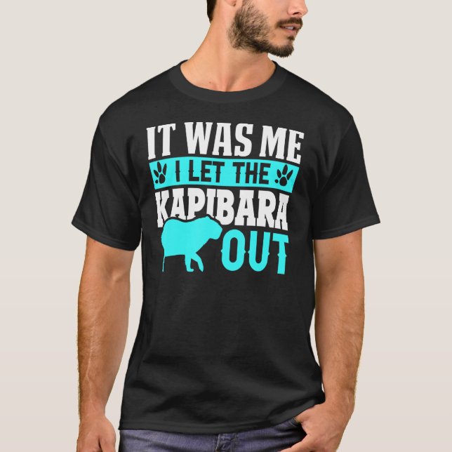Capybara Giant Rodent för kapibara 4 T Shirt (Framsida)