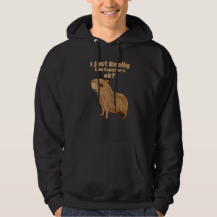 Capybara Giant Rodent, jag bara Verkligen som Capy Hoodie