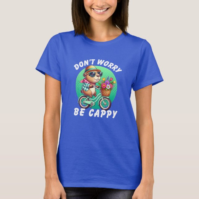 Capybara Gifts | Capybara Shirt | Oroa dig inte T (Framsida)