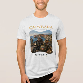 Capybara Grand Circuit – Kroatien Kustäventyr T Shirt