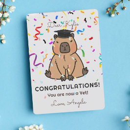 Capybara Grattiss Veterinary Studenten Julkort