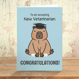 Capybara Grattiss Veterinary Studenten Kort