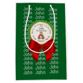 CAPYBARA green XMAS NAME EDITABLE