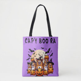 Capybara Halloween Tote Bag Tygkasse